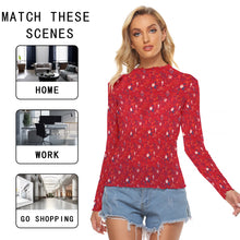 Load image into Gallery viewer, STL Red Micro Women's Mesh T-shirt