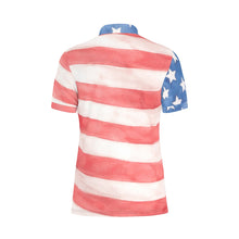 Load image into Gallery viewer, PRE-ORDER Men's Old Glory Stretch Polo