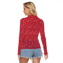 Load image into Gallery viewer, STL Red Micro Women's Mesh T-shirt