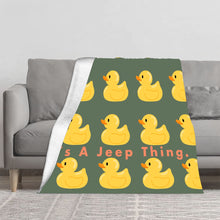 Load image into Gallery viewer, rubber Ducky Blanket -Jeep Thing