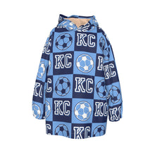 Load image into Gallery viewer, Sport-ing Kid&#39;s Sherpa Fleece Hoodie Blanket