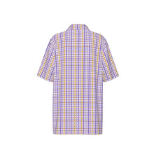 Load image into Gallery viewer, Boys Spirit Polo- Purple and Gold Plaid