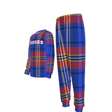 Load image into Gallery viewer, Blue and Red Plaid Kansas Kid&#39;s Pajamas Set