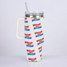 Load image into Gallery viewer, PRE-ORDER Show ME State 40oz Bedazzled Tumbler With Stainless Steel Straw
