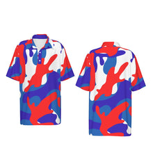 Load image into Gallery viewer, Boys Spirit Polo - Camo Red/White/Blue