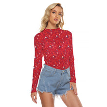 Load image into Gallery viewer, STL Red Micro Women's Mesh T-shirt