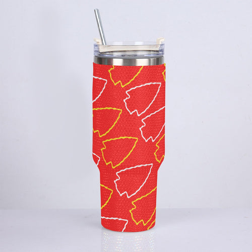 40oz Diamond Cup With Stainless Steel Straw