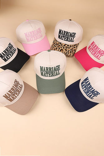 Marriage Material Cap💍
