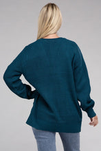 Load image into Gallery viewer, Low Gauge Waffle Open Cardigan Sweater