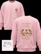 Load image into Gallery viewer, Ducks Having Fun Sweatshirt