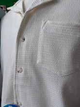 Load image into Gallery viewer, Men’s SS Waffle Knit Shirt- Ecru