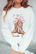 Load image into Gallery viewer, IN MY BRIDE ERA COWBOY BOOTS Graphic Sweatshirt