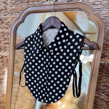 Load image into Gallery viewer, Black and White Polka Dot Collar