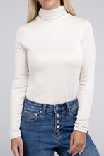 Load image into Gallery viewer, Ribbed Turtle Neck Long Sleeve Top