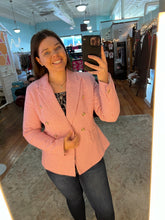 Load image into Gallery viewer, Tweed Chic Blazer - Pink