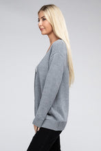 Load image into Gallery viewer, Melange Open Front Sweater Cardigan