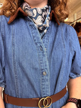 Load image into Gallery viewer, Corded Collar Denim Dress