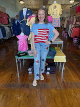 Load image into Gallery viewer, Sequin Stars of Liberty Jeans