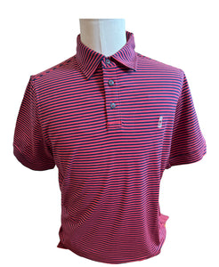Men’s Classic Polo-Red/Navy