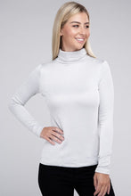 Load image into Gallery viewer, Ribbed Turtle Neck Long Sleeve Top