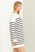 Load image into Gallery viewer, Casually Chic Striped Sweater Dress