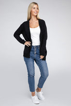 Load image into Gallery viewer, Melange Open Front Sweater Cardigan