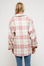 Load image into Gallery viewer, MULTI COLOR PLAID PATCHED SHIRT JACKET