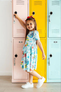School Rules SS Twirl Dress