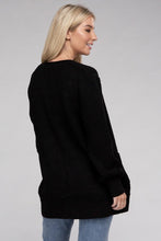 Load image into Gallery viewer, Low Gauge Waffle Open Cardigan Sweater