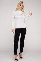 Load image into Gallery viewer, Ribbed Turtle Neck Long Sleeve Top