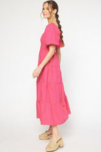 Load image into Gallery viewer, Pretty Lady Midi Dress - Fuchsia