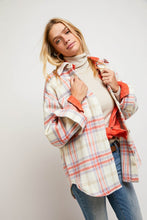 Load image into Gallery viewer, MULTI COLOR PLAID PATCHED SHIRT JACKET