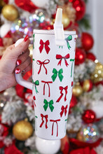 Load image into Gallery viewer, Pre-Order Classic Christmas Bow Tumbler