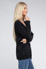 Load image into Gallery viewer, Melange Open Front Sweater Cardigan