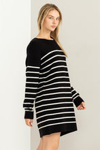 Load image into Gallery viewer, Casually Chic Striped Sweater Dress