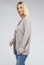 Load image into Gallery viewer, Melange Open Front Sweater Cardigan