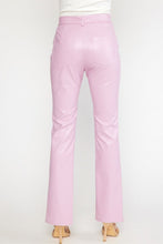 Load image into Gallery viewer, Faux Leather High Waister Pants - Lavender