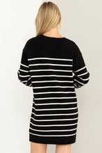 Load image into Gallery viewer, Casually Chic Striped Sweater Dress