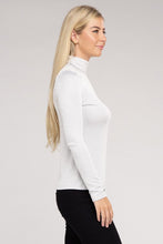 Load image into Gallery viewer, Ribbed Turtle Neck Long Sleeve Top