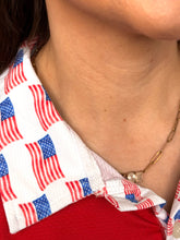 Load image into Gallery viewer, PRE-ORDER Women's Americana Pop UV Protection Sleeveless Polo-Red