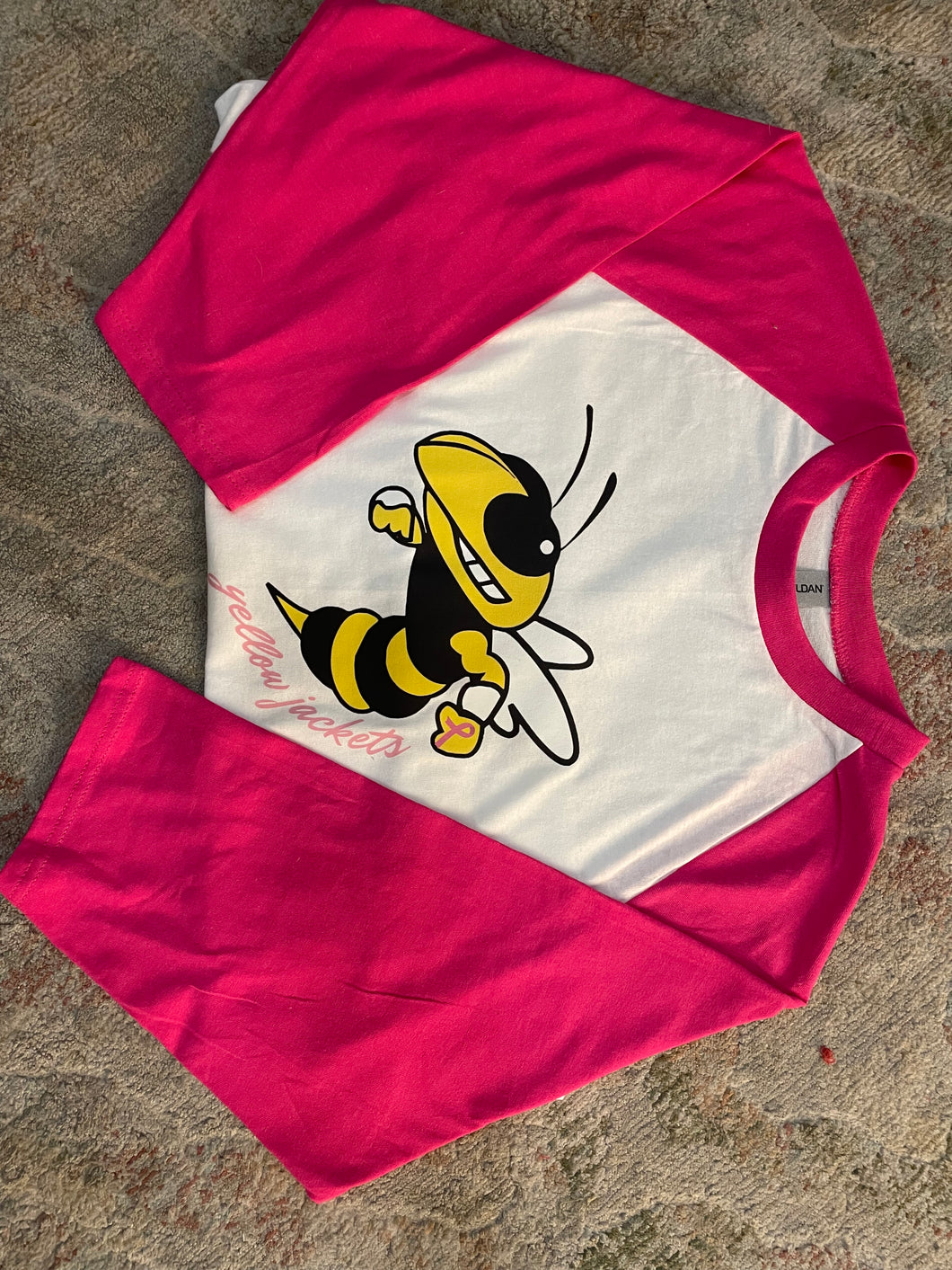 October Buzz Raglan- Pink