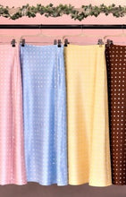 Load image into Gallery viewer, Polka Dot Midi Skirt -Black