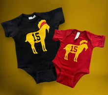 Load image into Gallery viewer, THE GOAT onsie - Red