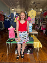 Load image into Gallery viewer, PRE-ORDER Cars Multi Middle-Waisted Skort-White