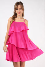 Load image into Gallery viewer, Cloe Assymetric Dress- Pink