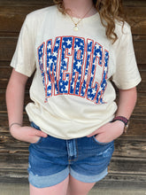 Load image into Gallery viewer, America Stars Tee - Ivory