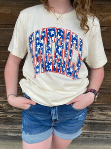 America Stars Tee - Ivory