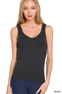 Seamless Tank- Black