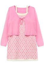 Load image into Gallery viewer, Flower Girl Dress and Cardigan - Pink