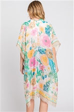 Load image into Gallery viewer, Water Color Floral Kimono -Pastels